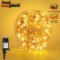 Lichterkette Kupferdraht 30M Warmweiß Innen Mit Stecker Dekoration Weihnachten