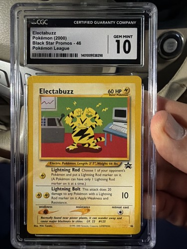 Electabuzz graded CGC 10 for sale on eBay