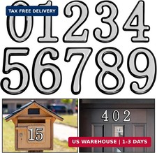 30 PCS House Numbers for Outside - 3 Sets of 0-9 Adhesive Mailbox Numbers, 2 Inc