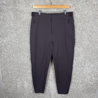 Lululemon Lab Women's Athletic Esker Pants Pockets Stretch Size 10 Wine