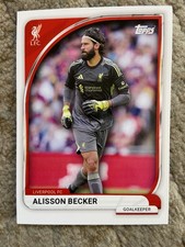 Topps Liverpool FC Alisson Becker 2025 Football Sports Trading Card Lot