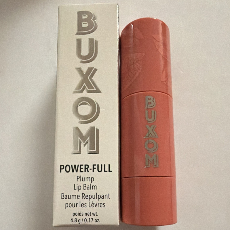 Buxom Power-Full Plump Lip Balm First Crush Pink Plumping Mint 0.17 oz