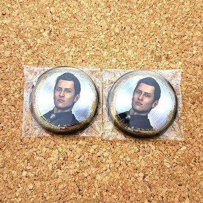 Yakuza Like a Dragon Mine Yoshitaka Pins 2pc Set, Badge, Metal, Japan Ltd LE?