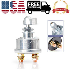 Silver 2 Post 12 V Racing Master Battery Quick Disconnect.Cut Off Kill Switch