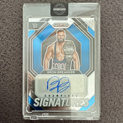 Panini 2023 Prizm WWE Bron Breakker Champion Signatures Auto CS-BBK