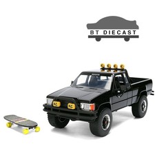 Jada Back To The Future 1985 Toyota Sr5 Pick Up Martys Skateboard 124 Bk 36479 Jada Back To The Future 1985 Toyota Sr5 Pick Up Martys Skateboard 124 Bk 36479