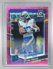 Puka Nacua 2023 Panini Donruss Optic #238 Pink Velocity RC Rated Auto 44/50