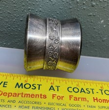 Victorian Era Silver plate Napkin Ring. No Maker Mark