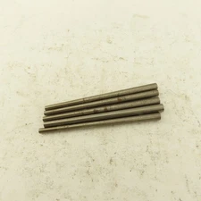 #2 x3" Long Standard Steel Taper Pin .1295" Minor Dia. Lot Of 5