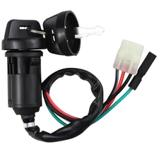 Ignition Switch with Key Aftermarket Replacement Parts Compatible for Honda Reco