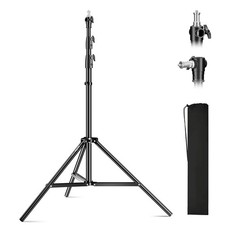 Light Stand 112in/9.3' Photography Light Stand Heavy Duty with 1/4  to 3/8  U...