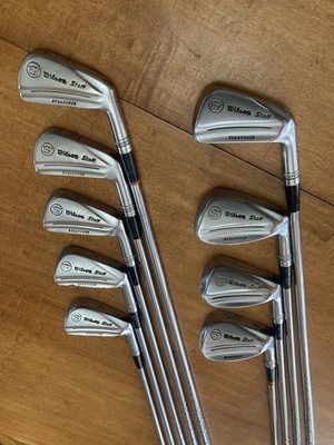 1964 Wilson Staff Dynapower Fluid Feel Forged Irons 2-PW Pro R Regular Flex
