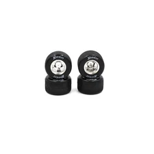 1RC Racing 5573 1/18 Asphalt Modified Soft Hoosier Tires (Chrome) (4) (F/R)