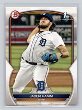 Jaden Hamm 2023 Bowman Draft Baseball #BD-154 Detroit Tigers