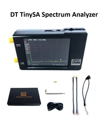 DT Tiny Spectrum Frequency Analyzer TinySA 2.8'' LCD 100khz-960mhz Handheld