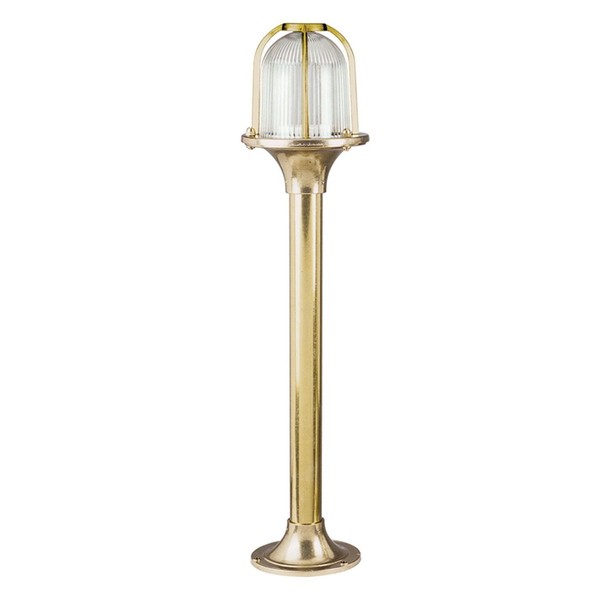 Stehlampe Thisseas Messing H:63Cm IP54 E27 Weg Maritime AußEnleuchte Garten-image