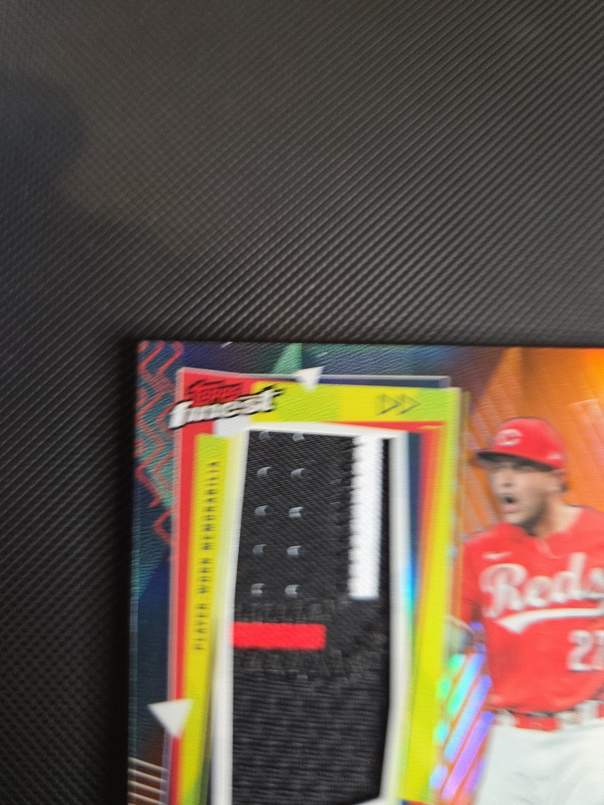 2026 Topps Finest Sal Stewart Rookie Patch Auto Serial Numbered 25/25 Bookend view 5
