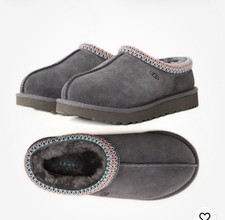 UGG Tasman Slipper Dark Grey 1174470-DGRY Women's Size 5 - Brand New