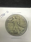 1920-D  Walking Liberty Half Dollar. Nice Coin