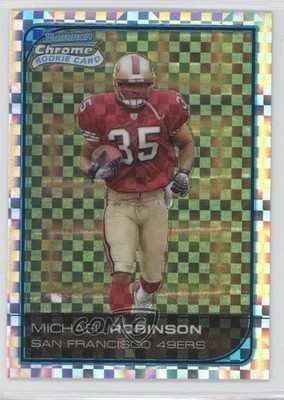 2006 Bowman Chrome X-Fractor 86/250 Michael Robinson #259 Rookie RC 0a1