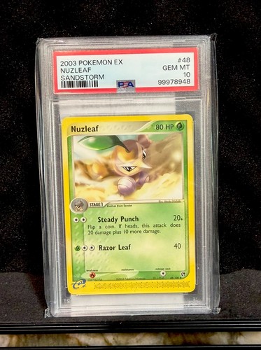 Nuzleaf graded PSA 10 for sale on eBay