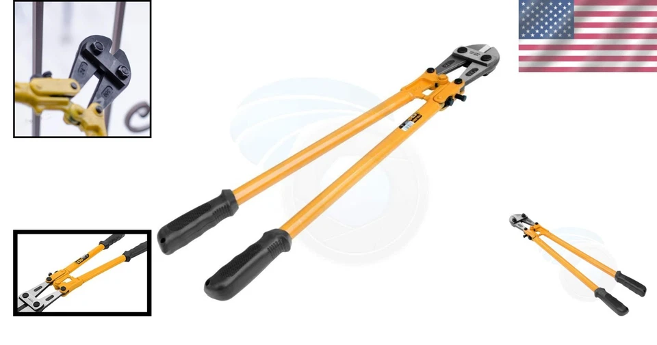 Heavy-Duty Bolt Cutter with Ergonomic Handle 30" - Image 2 of 4
