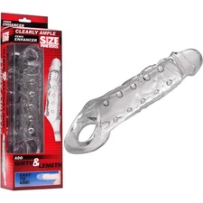 Size Matters Clearly Ample Penis Length & Girth Enhancer Extension Sleeve