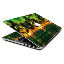 Skin Wrap for MacBook Pro 15 inch Retina Sunset Palm Trees Ocean