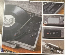 Portable Turn Table with Built-in Bluetooth Speakers Crosley