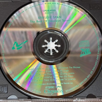STEELEYE SPAN The Best Of JAPAN CD CP28-1035 OBI + JPN