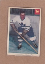 1954-55 PARKHURST HOCKEY LEO BOIVIN #26 MAPLE LEAFS VG *A35008