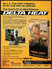 DELTA HEAT__Original 1992 Trade print AD promo__ANTHONY EDWARDS__LANCE HENRIKSEN