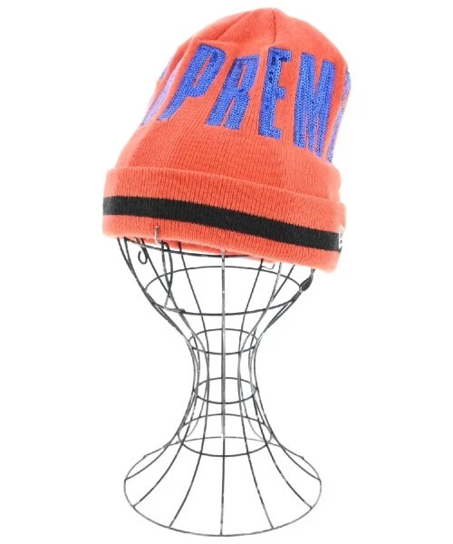 Casquettes/bonnets en tricot Supreme OrangexBlackxBlue 2200515430042