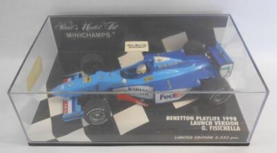 MINICHAMPS F1 1/43 Scale - 430 980006 BENETTON B 198 A.WURZ