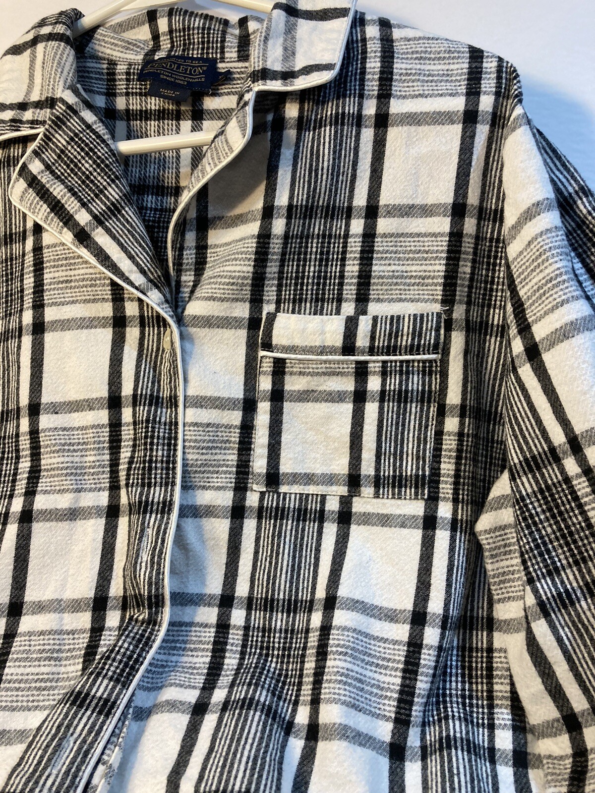 Pendleton Button Up Shirt Men Extra Large White B… - image 5