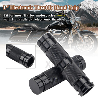 1'' Motorcycle Electronic Throttle Hand Grips For Harley Electra Road Glide FLTRX