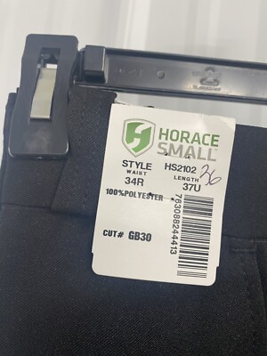 Horace Small SENTRY Pants Style HS2102 SIZE 34 Black LENGTH 37 TALL BRAND NEW