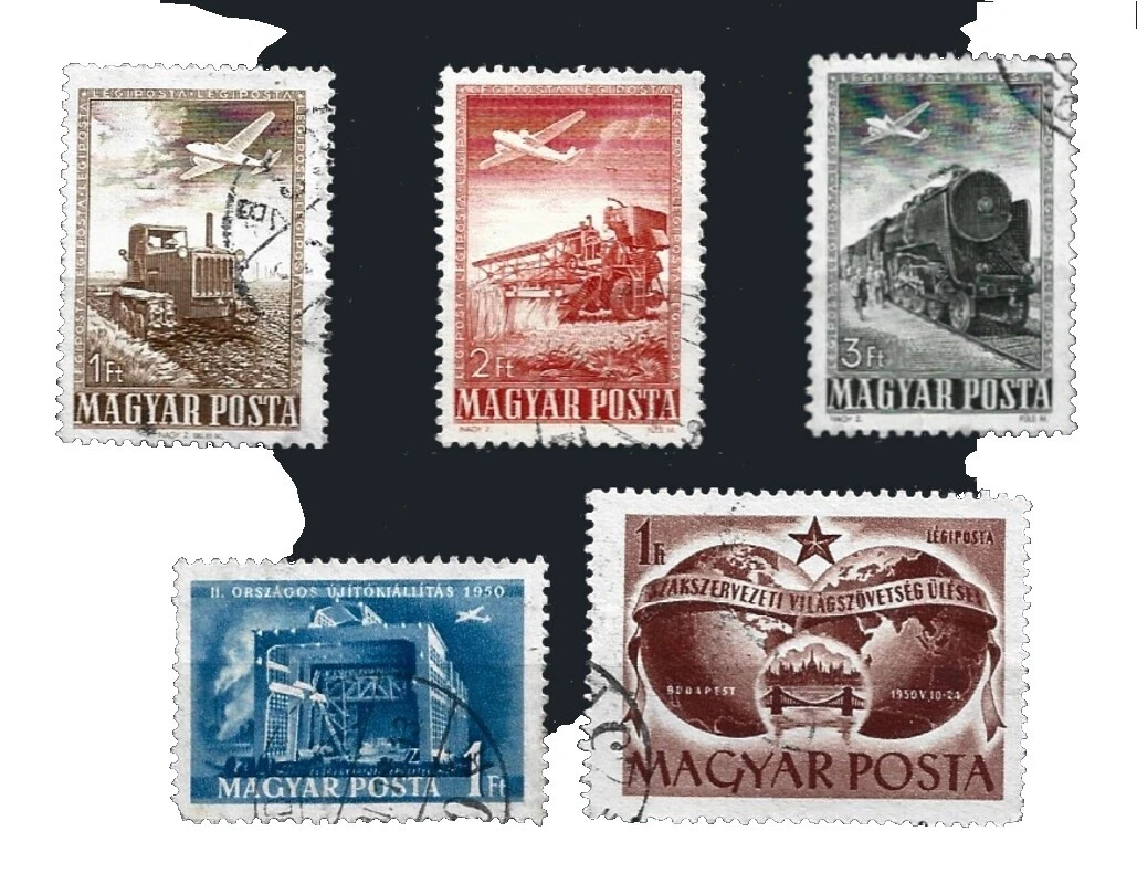 Trenes y ferrocarriles usado Sellos húngaro