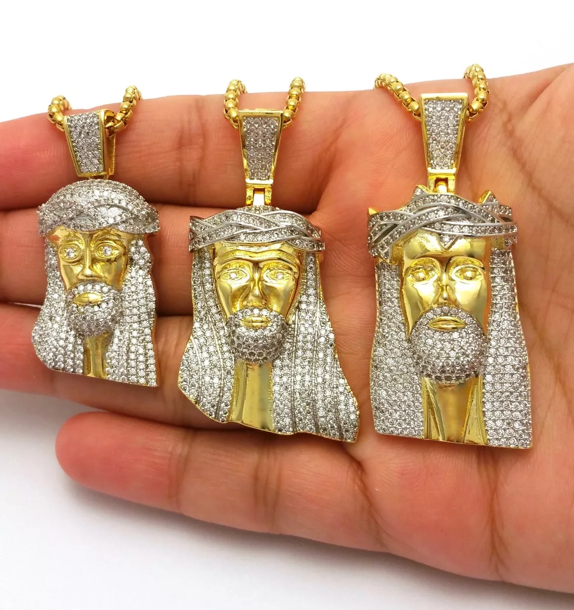 Micro jesus best sale pendant