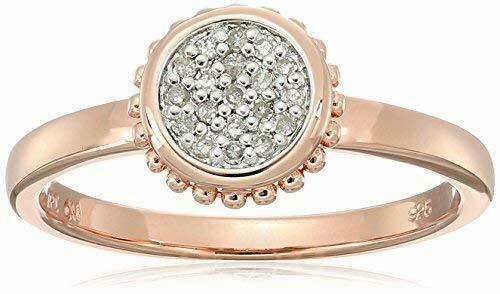 Anello Grosso Dolly-Bijoux Con Diamante Cz 15 Mm, Placcato Oro 18K 5 Micron, Taglia 66