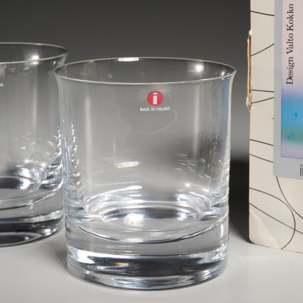 Iittala Finland Otso Double Old Fashioned Glasses 4