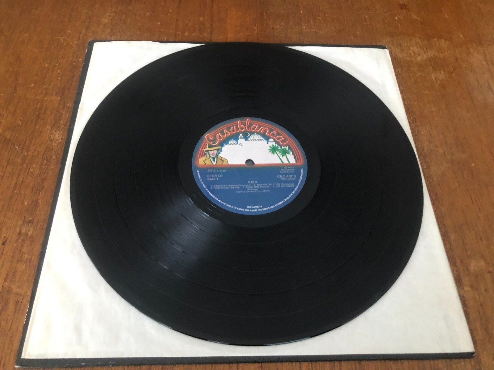 KISS Kiss First Album 12" LP Vinyl 1974 UK 1st Press CBC4003 RARE eBay