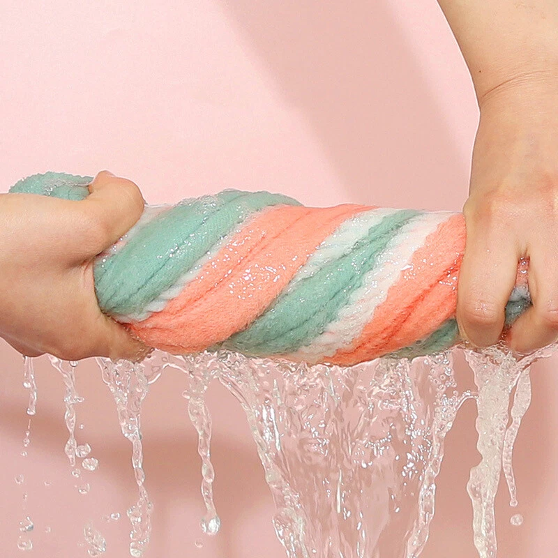 Magic Instant Rápido Secado Rápido Cabello Rápido Turbante Baño Cabello Toalla Envoltura para la Cabeza Sombrero Gorra Foto 2 de 4