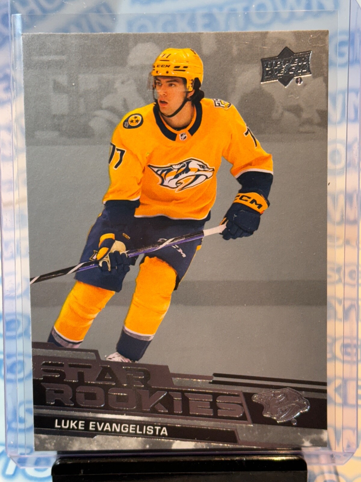 🔥2023-24 Upper Deck Star Rookies - Luke Evangelista - #5 - Nashville Predators