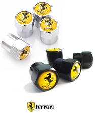 Ferrari Wheel Valve Dust Caps. Enzo SF90 Spider California F355 296 Roma etc