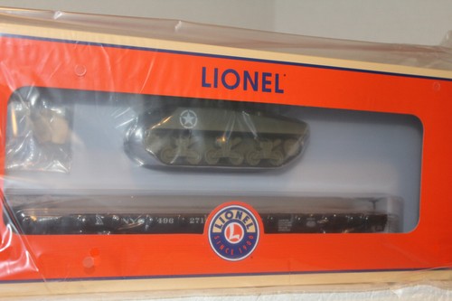 Coche plano Lionel #1926712 New York Central 40' con tanque Sherman # 496271 | Zustand: New