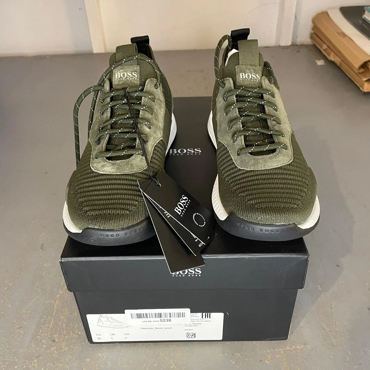 Hugo boss trainers size 5 clearance