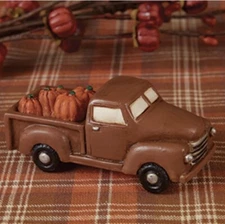 Little Truck With Pumpkins -Tiny Fall Decor - Primitive/Rustic/Country
