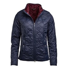 Image of Barbour Women’s Navy  Backstay Quilted Jacket Size 12 BNWT RRP £149 #C776