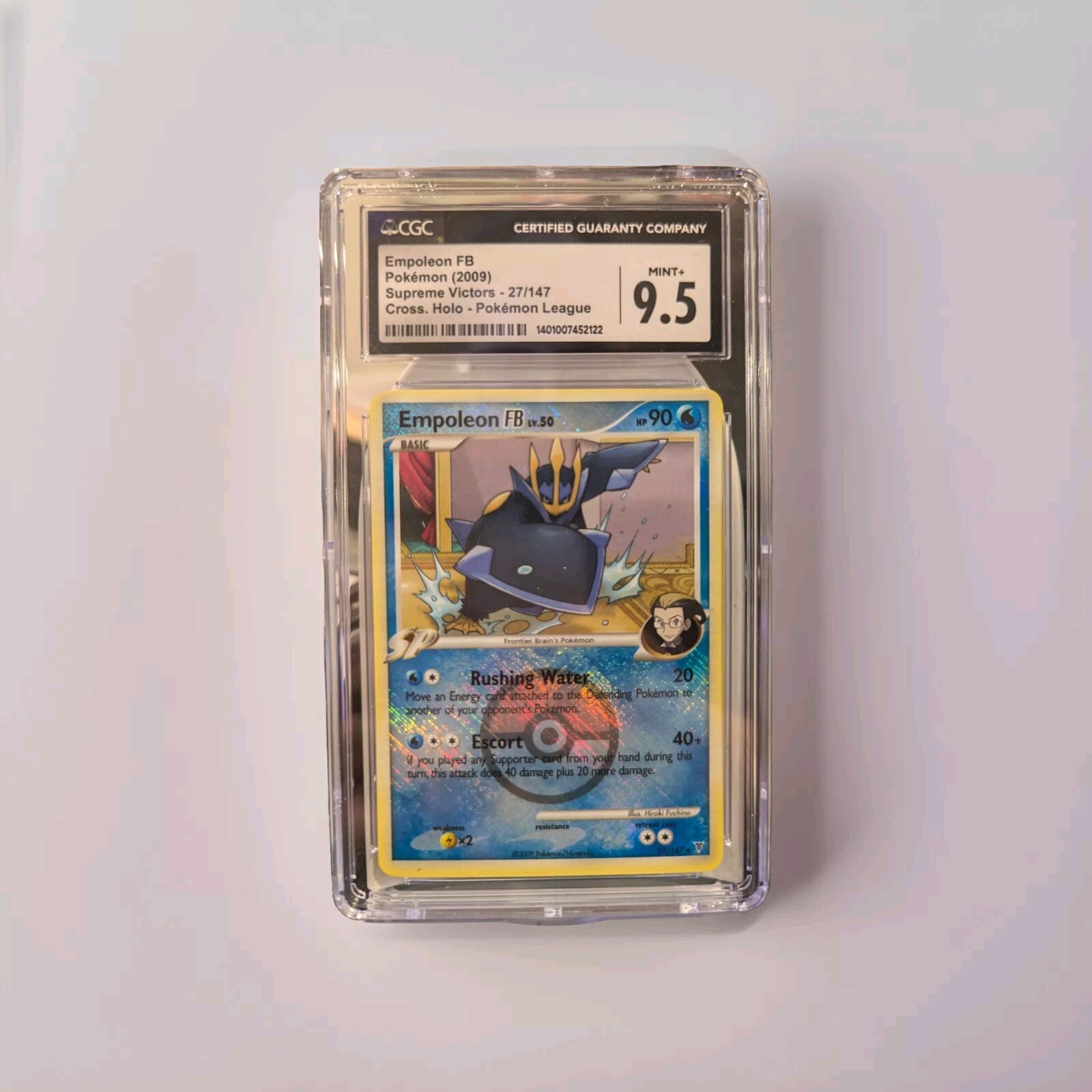 Pokémon Empoleon FB Cross Holo 27/147 Supreme Victors CGC 9.5 Pokemon League